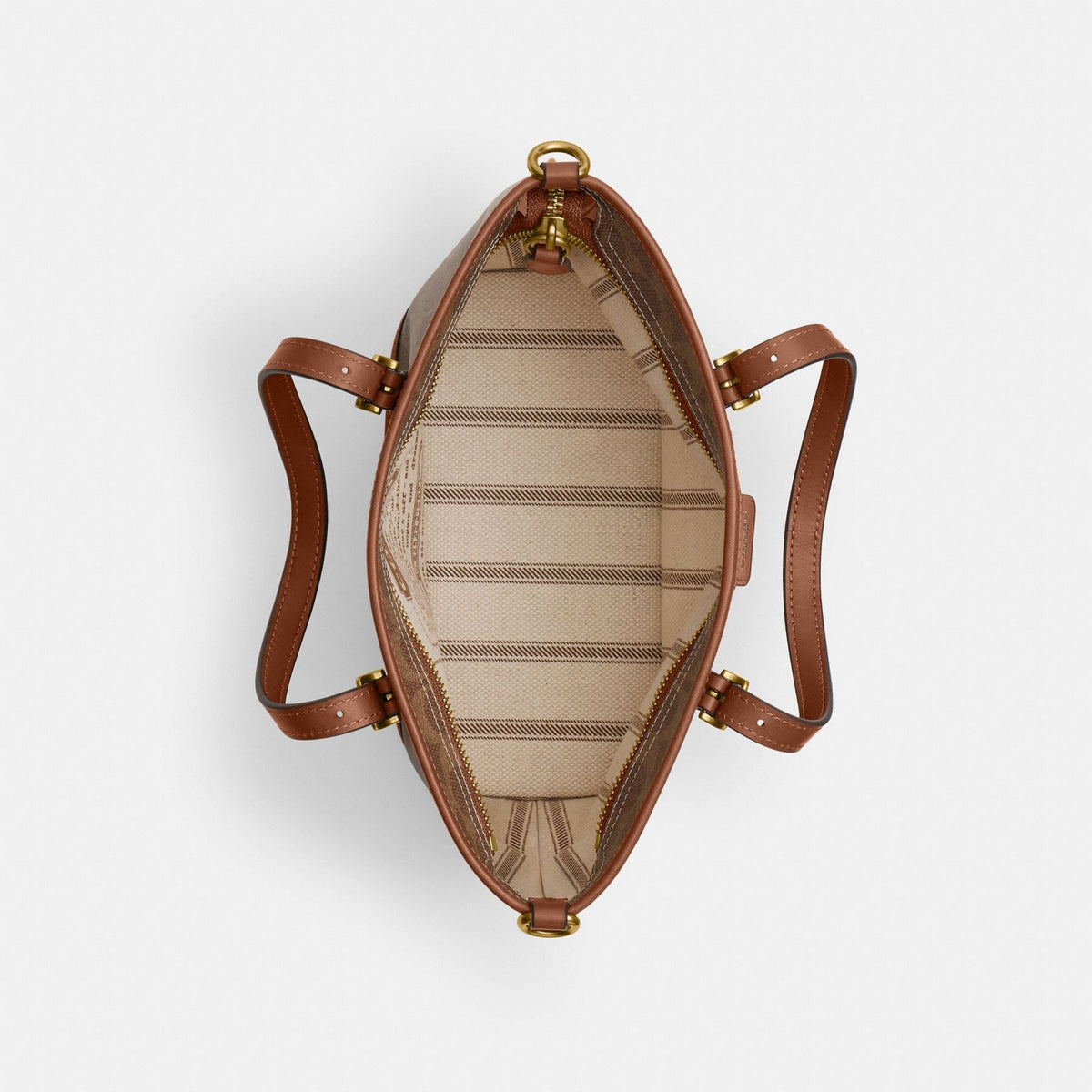 COACH TAXI TOTE BAG 21 IN SIGNATURE CANVAS