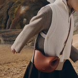Polene Tonca EDITION TEXTURED COGNAC