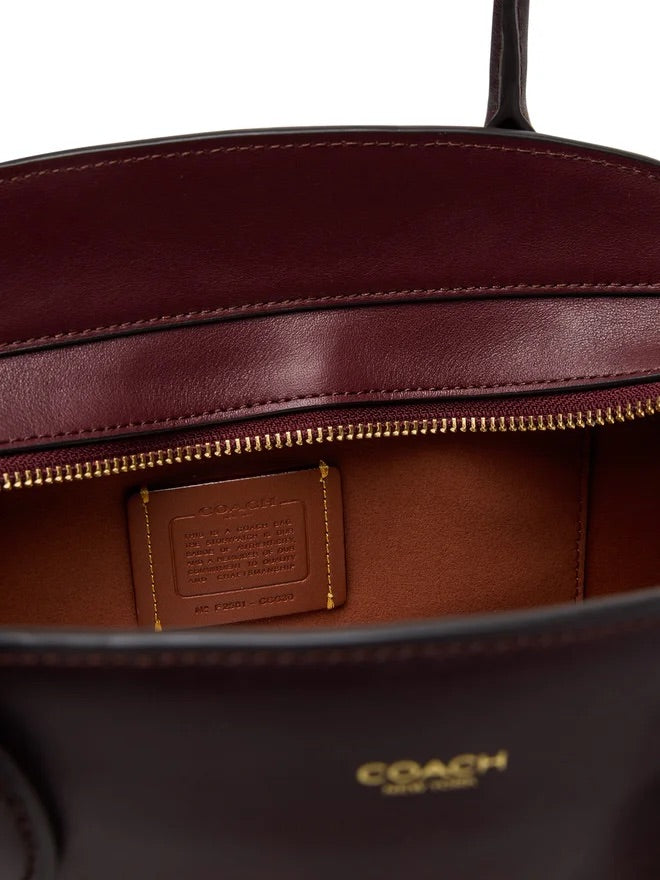 Coach Empire Carryall Bag 34 in burgundy