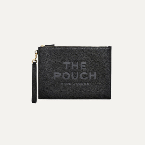 Marc Jacobs The Large Leather Clutch in black