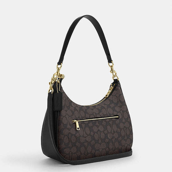 Coach Teri Hobo Bag In Signature Canvas