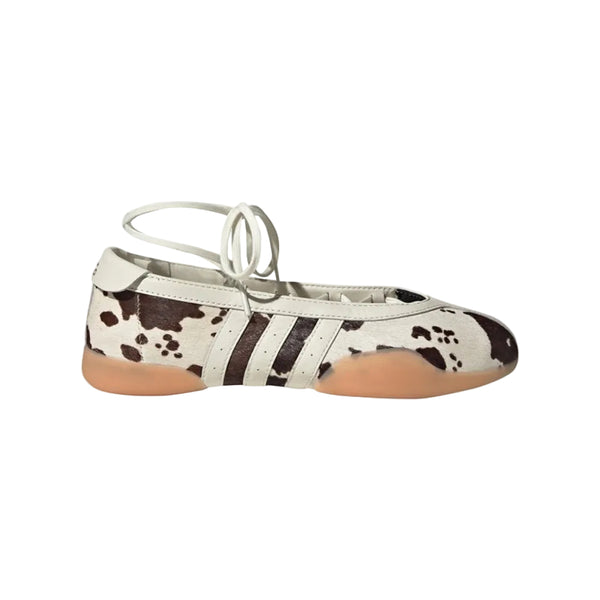 Adidas TAEKWONDO MEI BALLERINA - Ankle cuff ballet pumps - aurora coffee ftwr white gum size 39