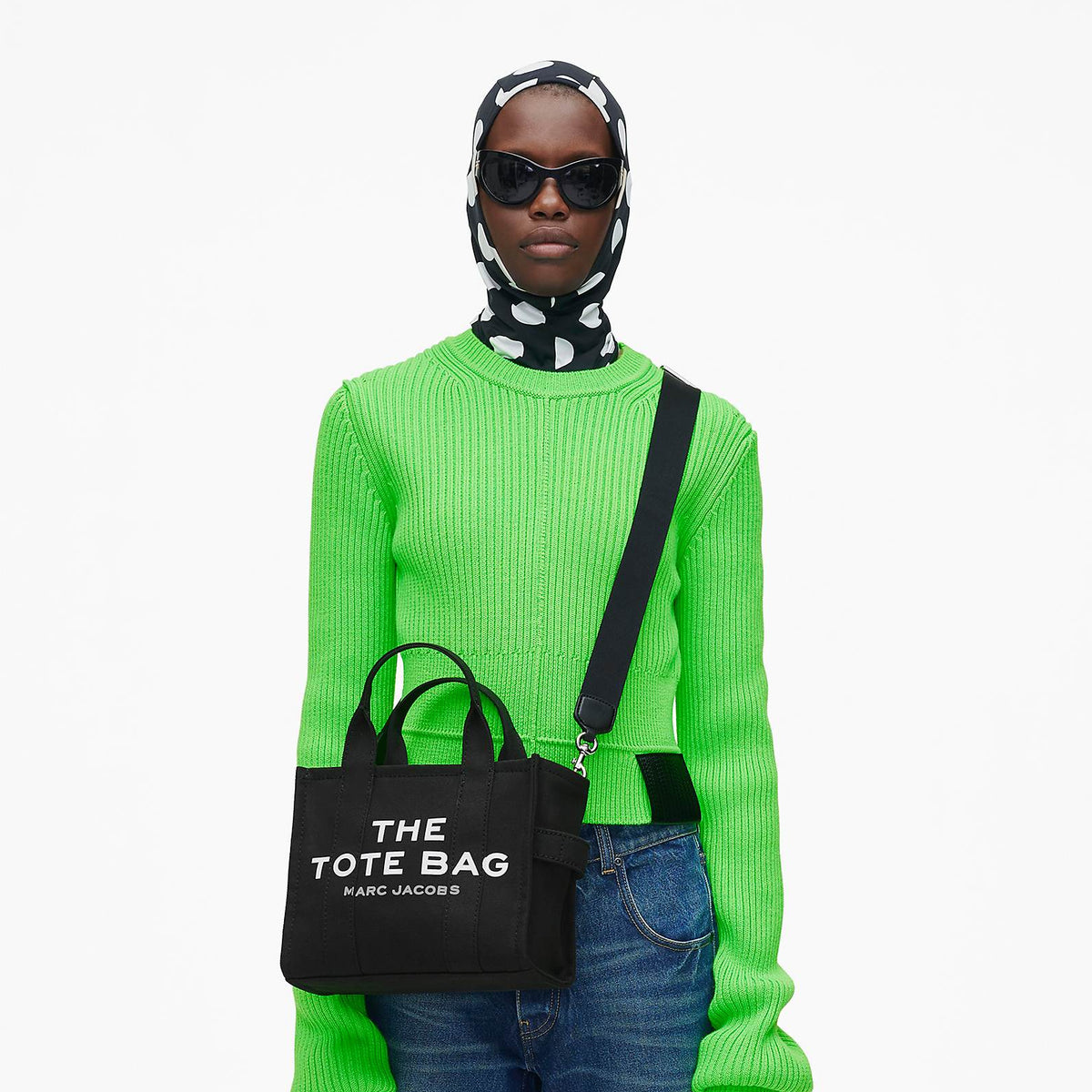 Marc Jacobs the mini tote bag fabric