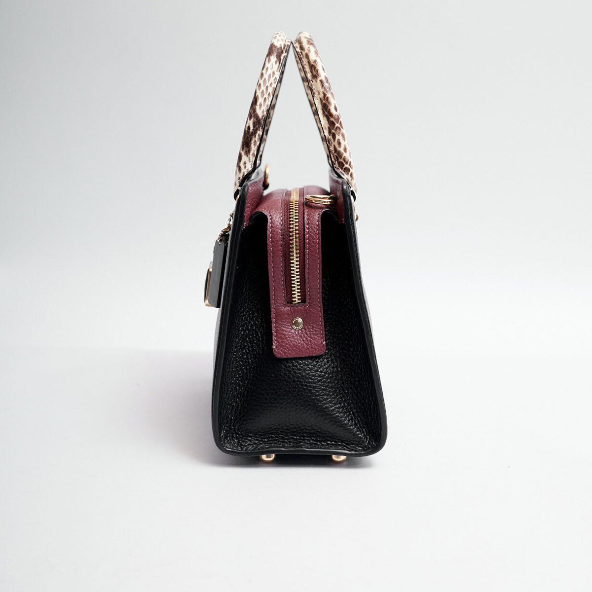 COACH GRACE MONOGRAM X PLUM MINI TOTE BAG