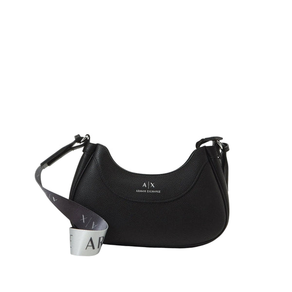 Armani Exchange Wave Hobo Cross Body Bag Nero