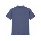 U.S. Polo T-Shirt Assn. Heather Blue Polo