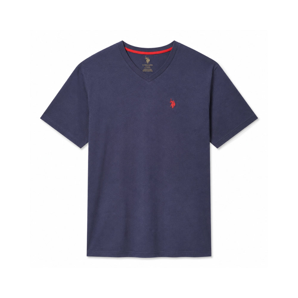 U.S. Polo T-Shirt Assn. Navy Blue Cotton Crewneck
