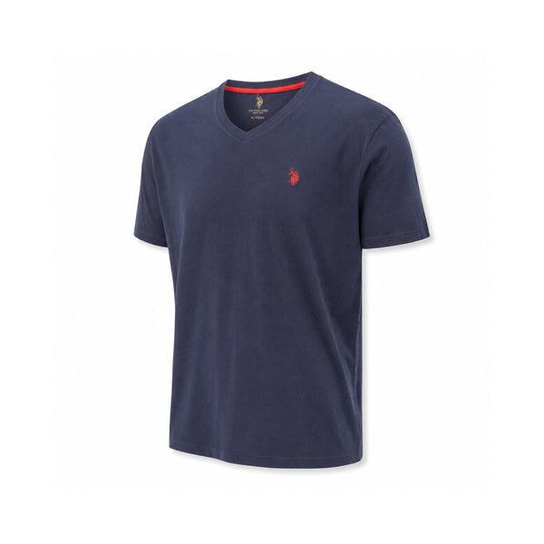 U.S. Polo T-Shirt Assn. Navy Blue Cotton Crewneck