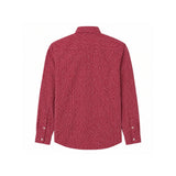 Beverly Hills Polo Club Red Star-Print Long-Sleeve Shirt