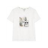 Karl Lagerfeld T-Shirt Choupette in Paris White