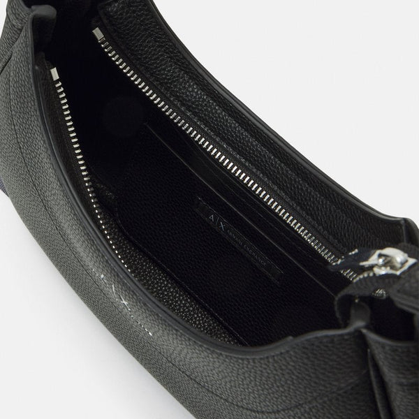 Armani Exchange Wave Hobo Cross Body Bag Nero