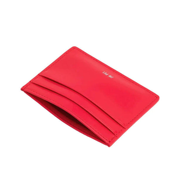 JW PEI Woven Texture Card Holder in Red