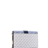 Micheal Kors Crossbody Bag with Chain in Blue