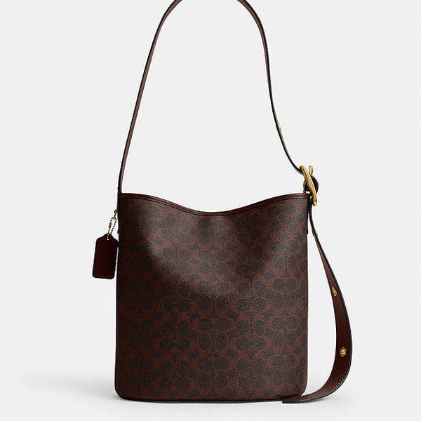 Coach Bleecker bucket bag made from signature canvas