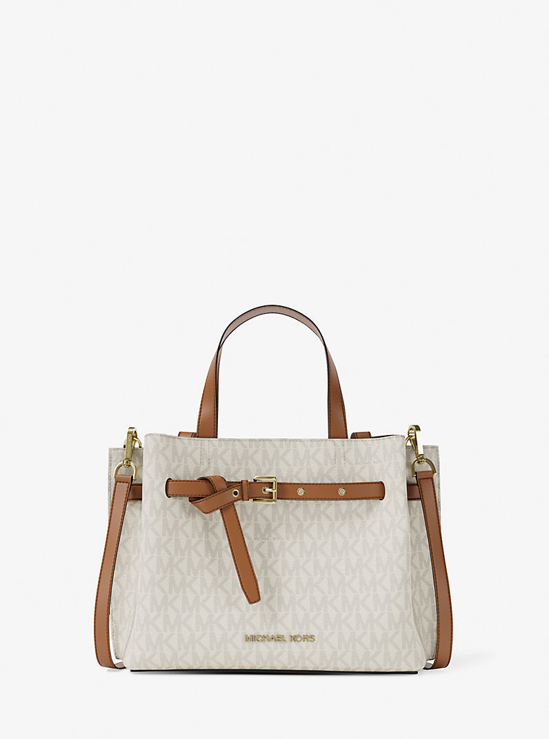 Michael Kors Emilia Medium Signature Logo Satchel