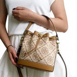 Tory Burch T Monogram Jacquard Bucket Bag