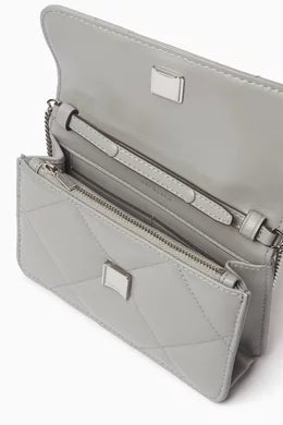 Tory Burch Kira Mini Bag with a Diamond-Patterned Quilted Design & Nappa Leather Chain