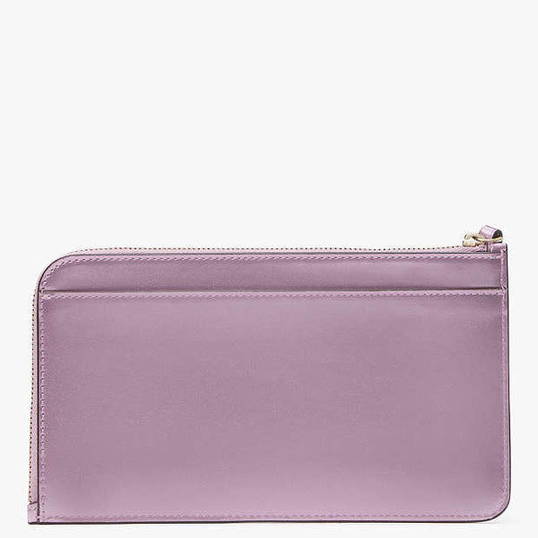 Kate Spade Lucy Medium L-zip Wristlet light purple