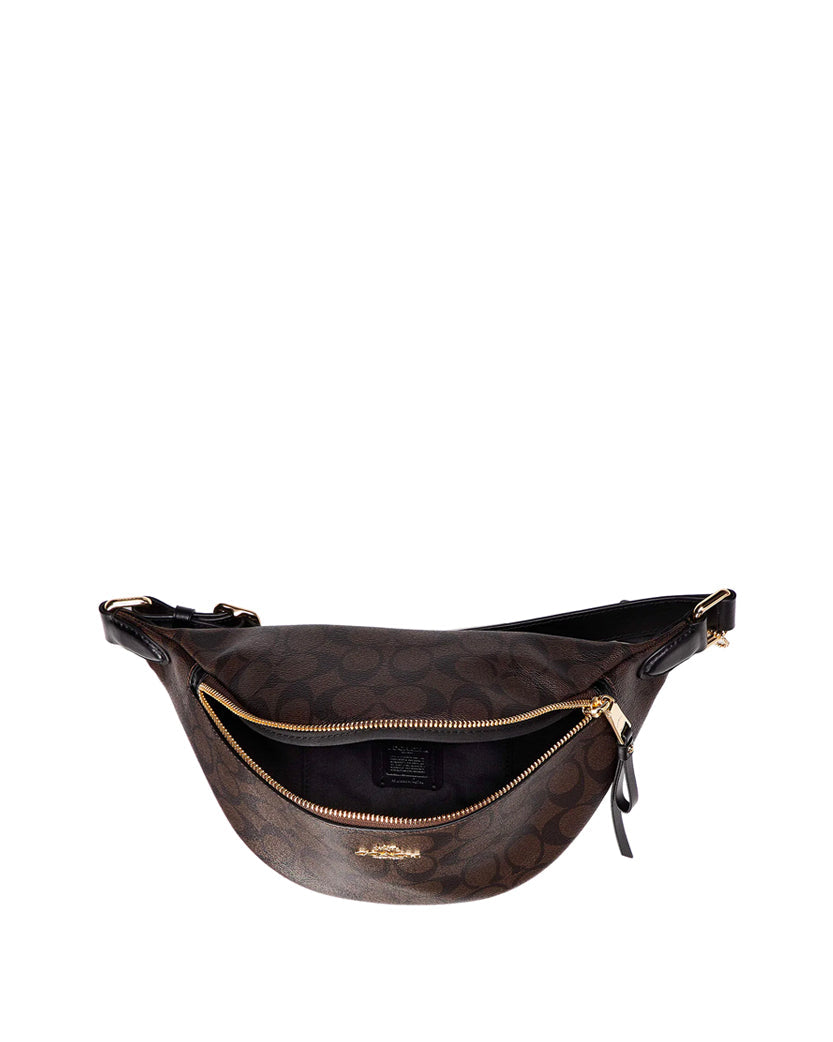 Coach Signature waist Bag Fanny Pack Brown