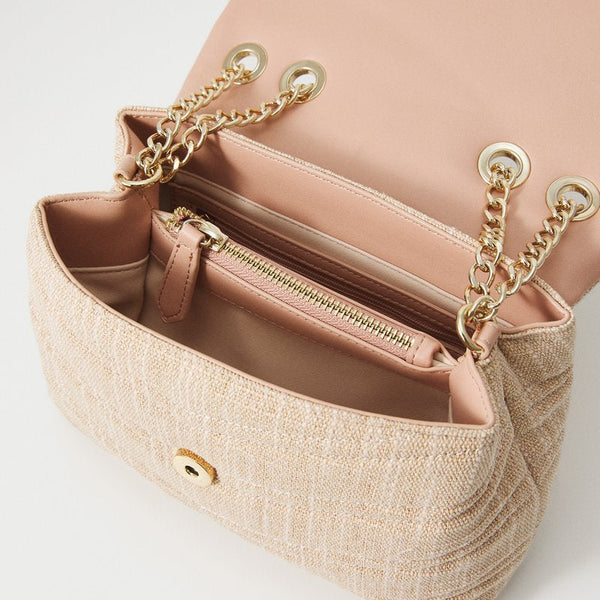 Valentino Bags Privilege cross body bag in a natural woven design
