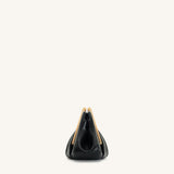JW PEI Lila Metal Frame Clutch in Black