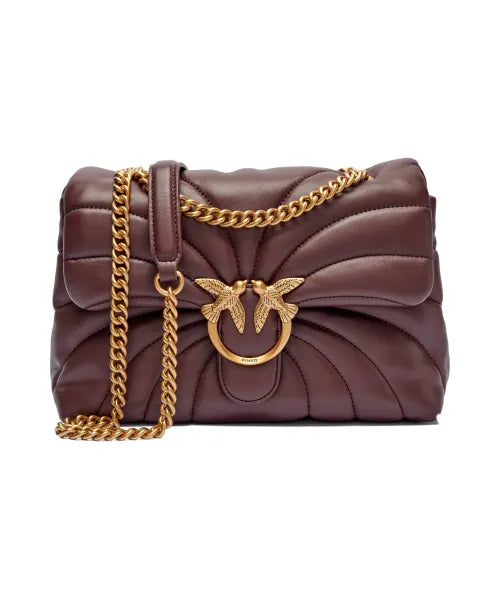 PINKO Leather Shoulder Bag Love Puff Classic CL