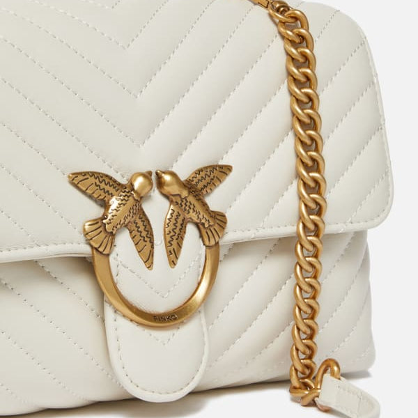 Big Lady Love Bag Puff Chevron pinko