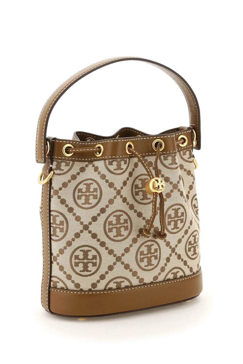 Tory Burch T Monogram Jacquard Bucket Bag