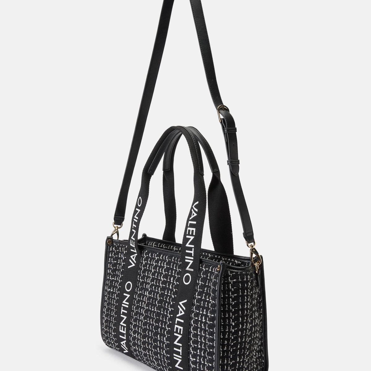 Valentino "Candle" tote bag in nero/black