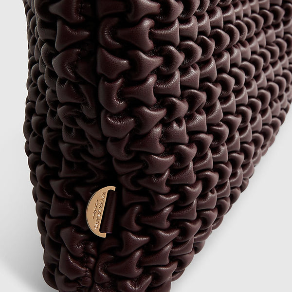 River island brown Red Textured Shoulder Bag