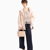 EMPORIO ARMANI SMALL SHAPED SHOPPER BAG WITH DOUBLE HANDLES