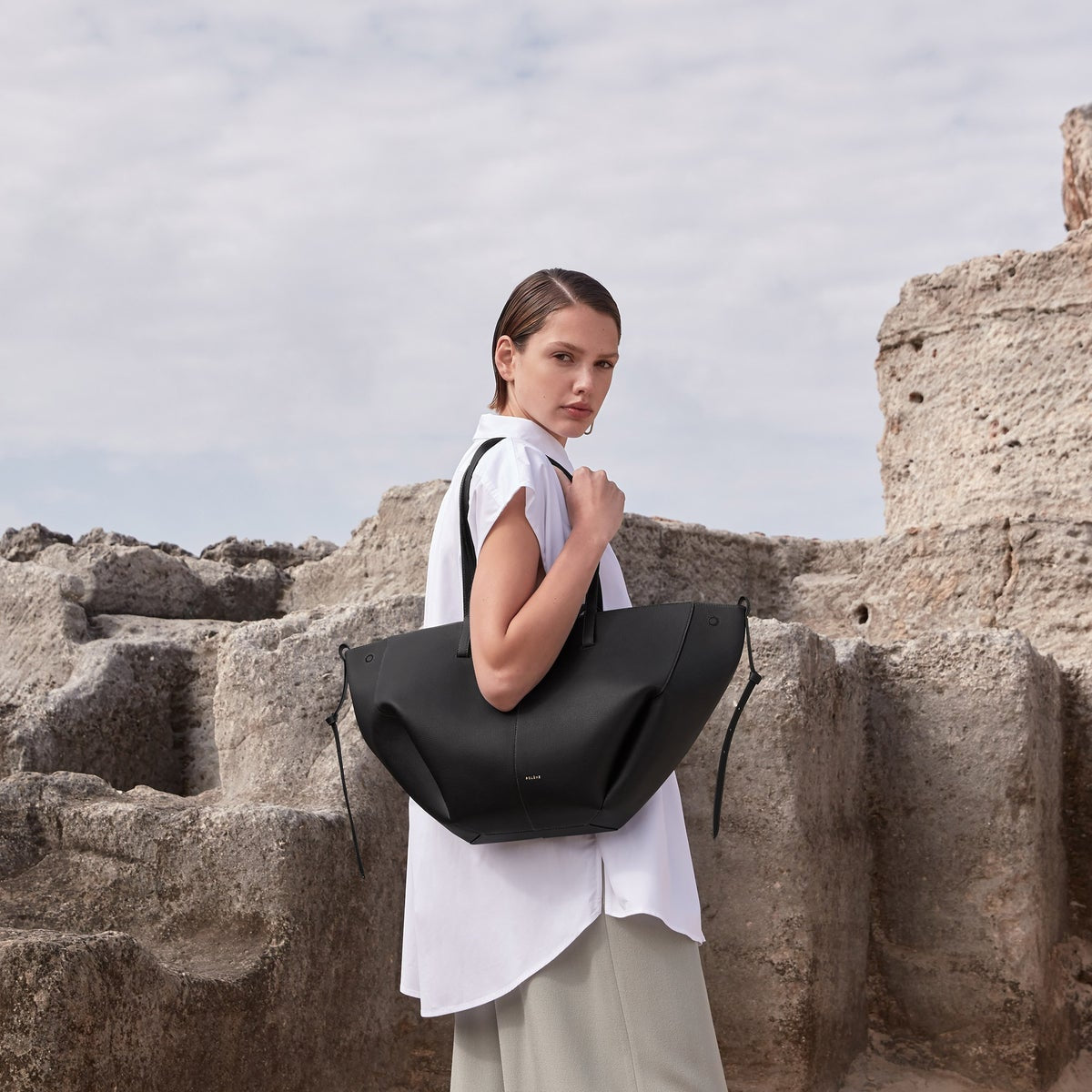 Polene Cyme edition textured black