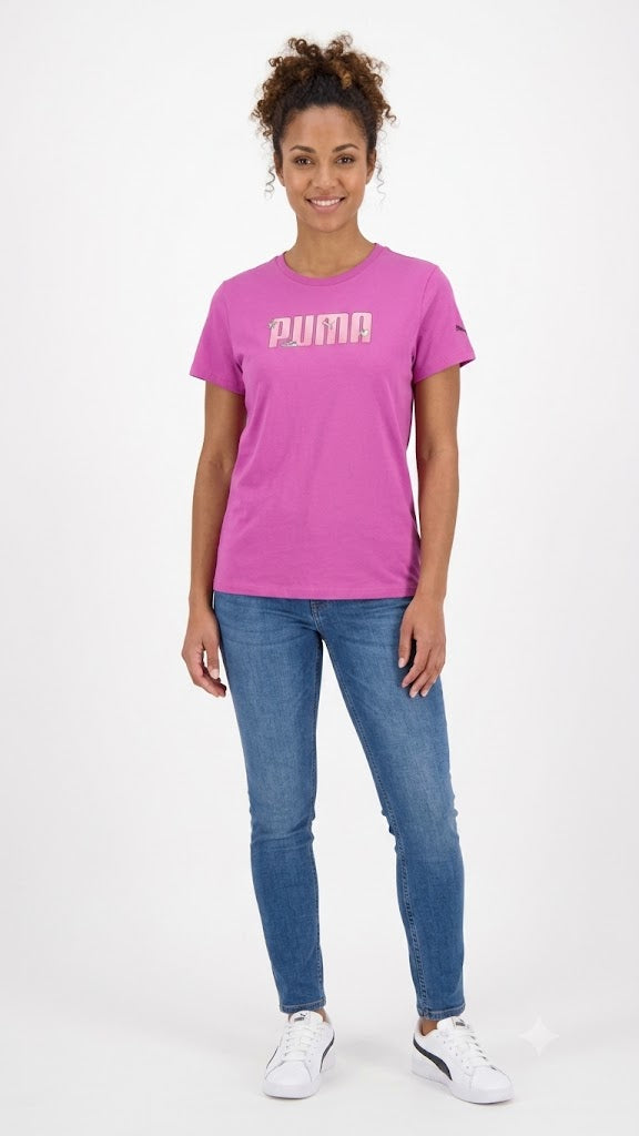 PUMA pink t-shirt Medium