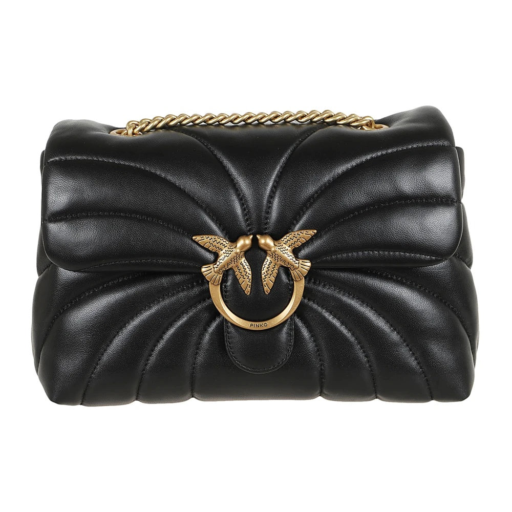 PINKO BLACK CROSS BODY BAG FOR WOMEN
