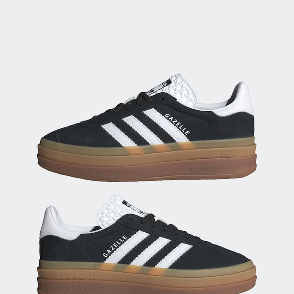 Adidas Originals Black Gazelle Bold W Trainers size 39.5