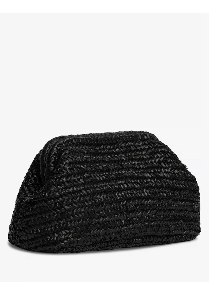Tommy Hilfiger Braided Clutch Bag Black