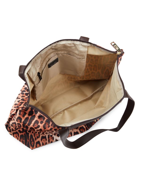 CAVALLI CLASS BY ROBERTO Large Leopard Print Tote