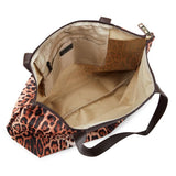 CAVALLI CLASS BY ROBERTO Large Leopard Print Tote
