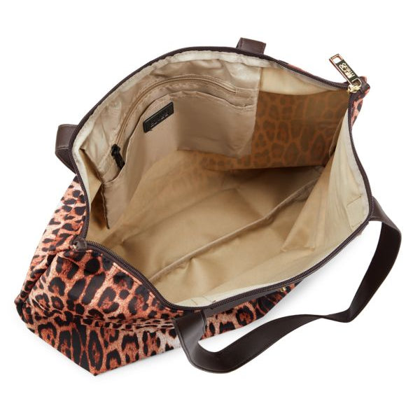 CAVALLI CLASS BY ROBERTO Large Leopard Print Tote