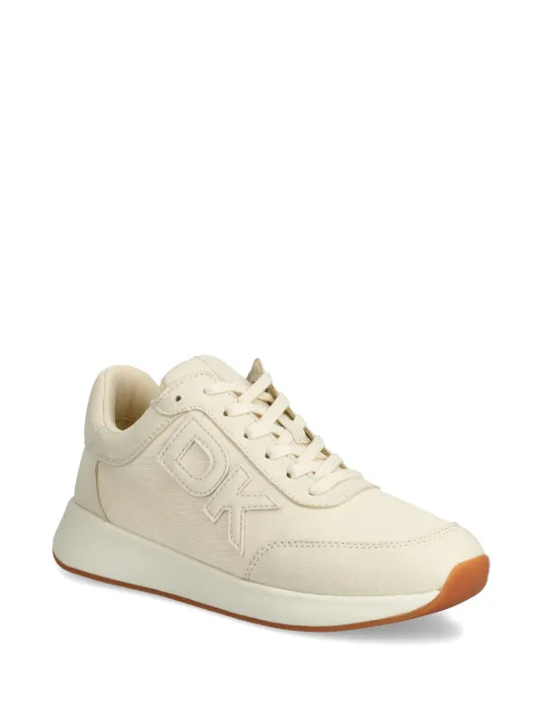 DKNY logo-patch sneakers