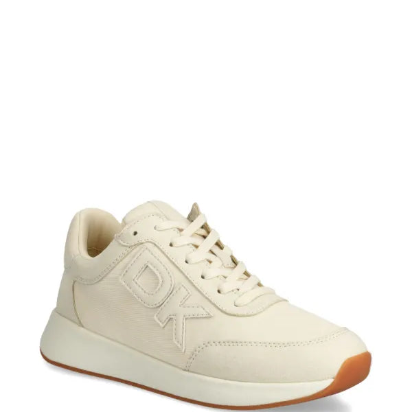 DKNY logo-patch sneakers