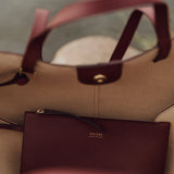Polene Cyme Mini EDITION TEXTURED BLACK CHERRY