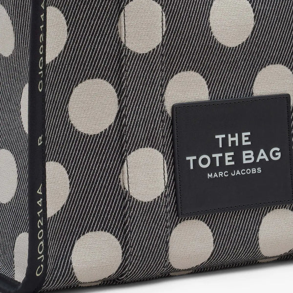 Bags Tote Bags | Marc Jacobs The Spots Jacquard Small Tote Black/ivory