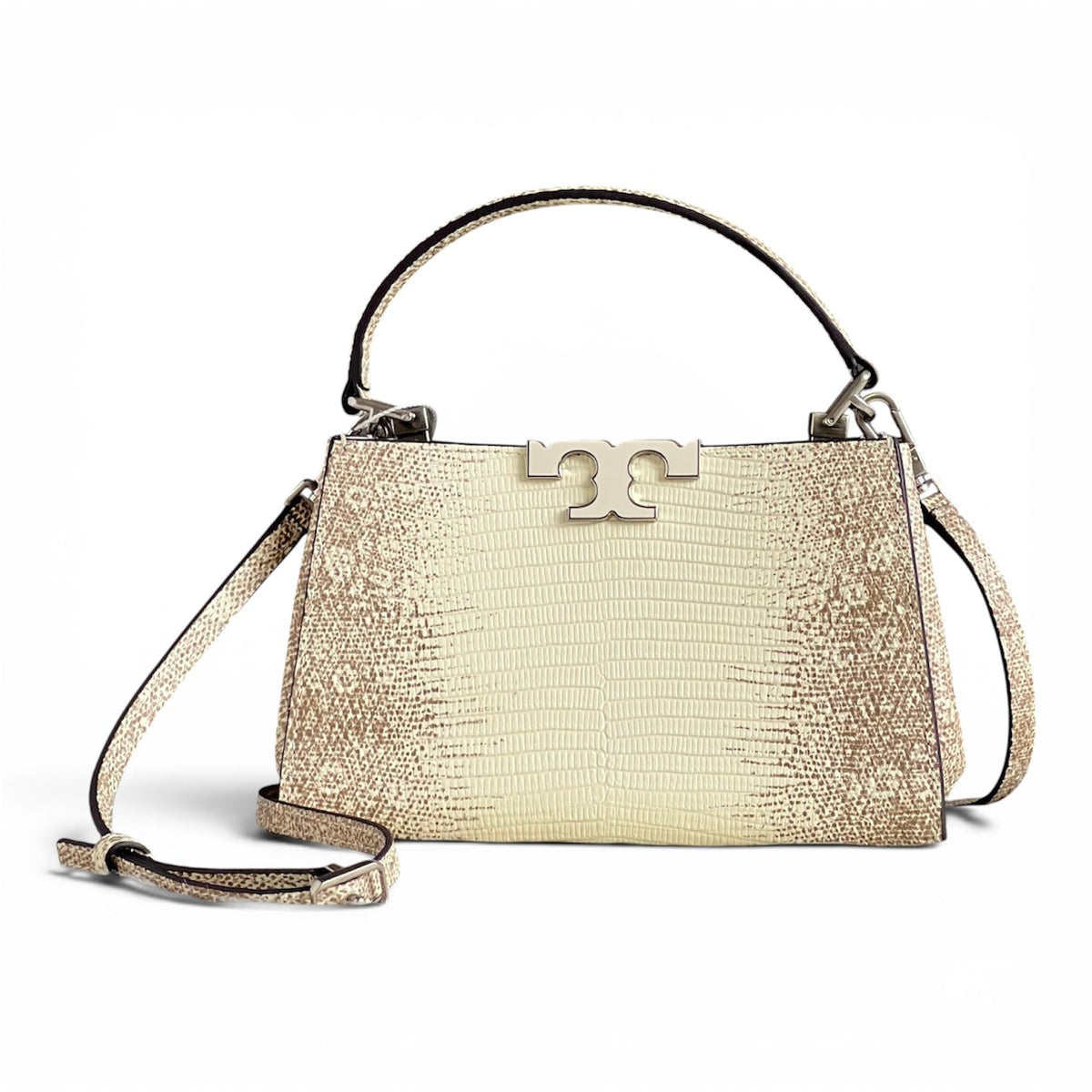 Tory Burch Mini Eleanor Satchel Lizard