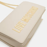 Love Moschino Shoulder Bag in Off White