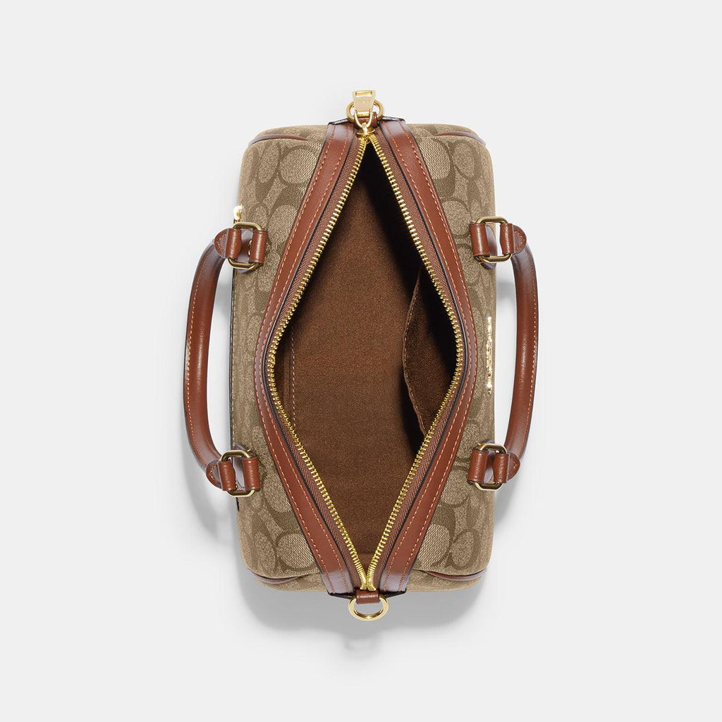 Coach Mini Rowan Crossbody In Signature Canvas