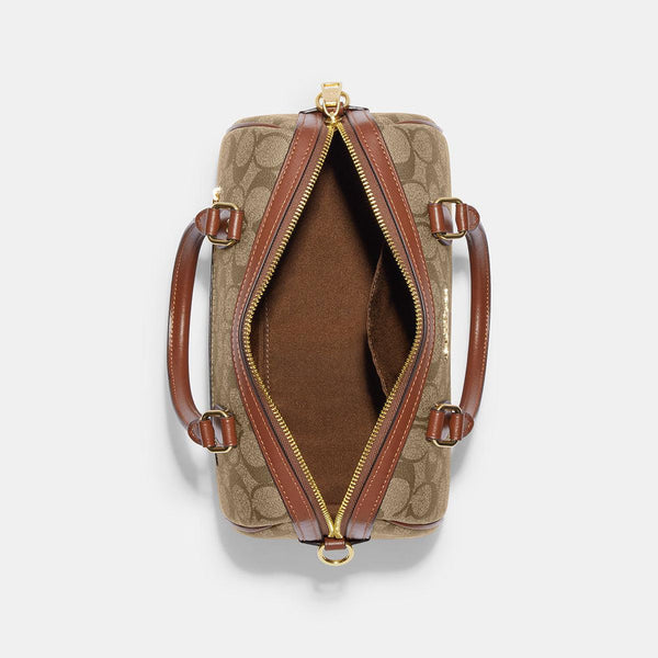 Coach Mini Rowan Crossbody In Signature Canvas