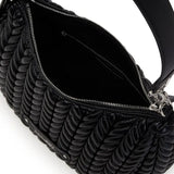 Karl Lagerfeld K/Weave Hobo Bag in Black