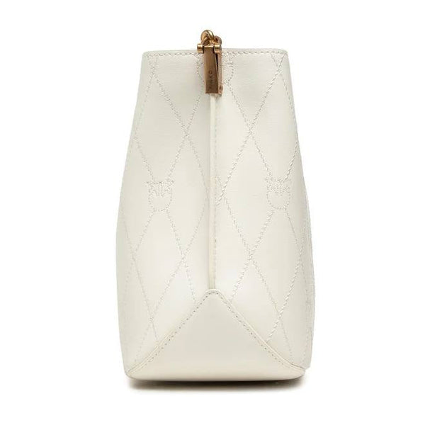 Pinko Leather Bag Love Bucket Wave Logo
