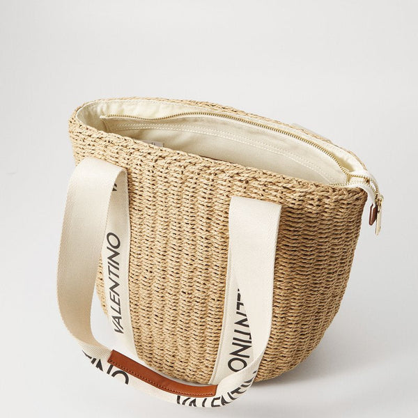 Valentino SHANNON MIR tote bag in naturale/cuoio/beige.